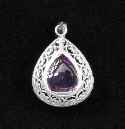 Amethyst Sterling Silver Pendant