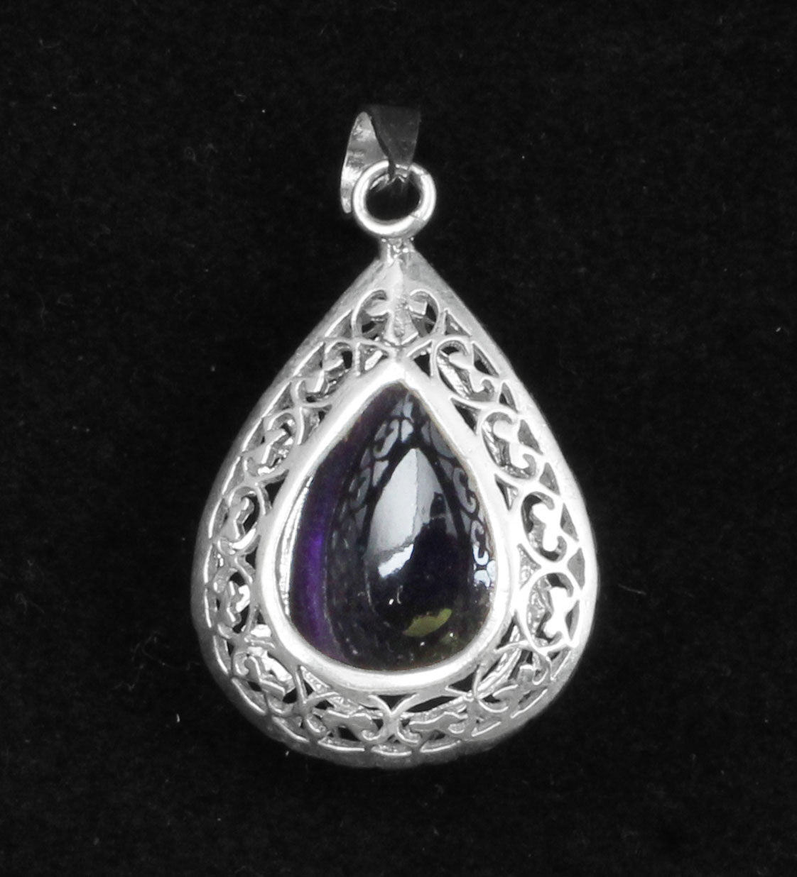 Unique Artisan Amethyst Pendant Handmade Designer 925 Sterling Silver Prong Setting Pendant Jewelry