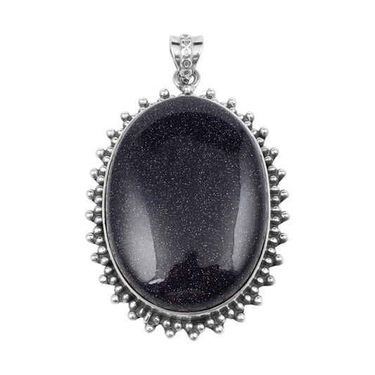 Boho Sandstone Pendant Handmade 925 Sterling Silver Sandstone Pendant Sparkling Gemstone Pendant