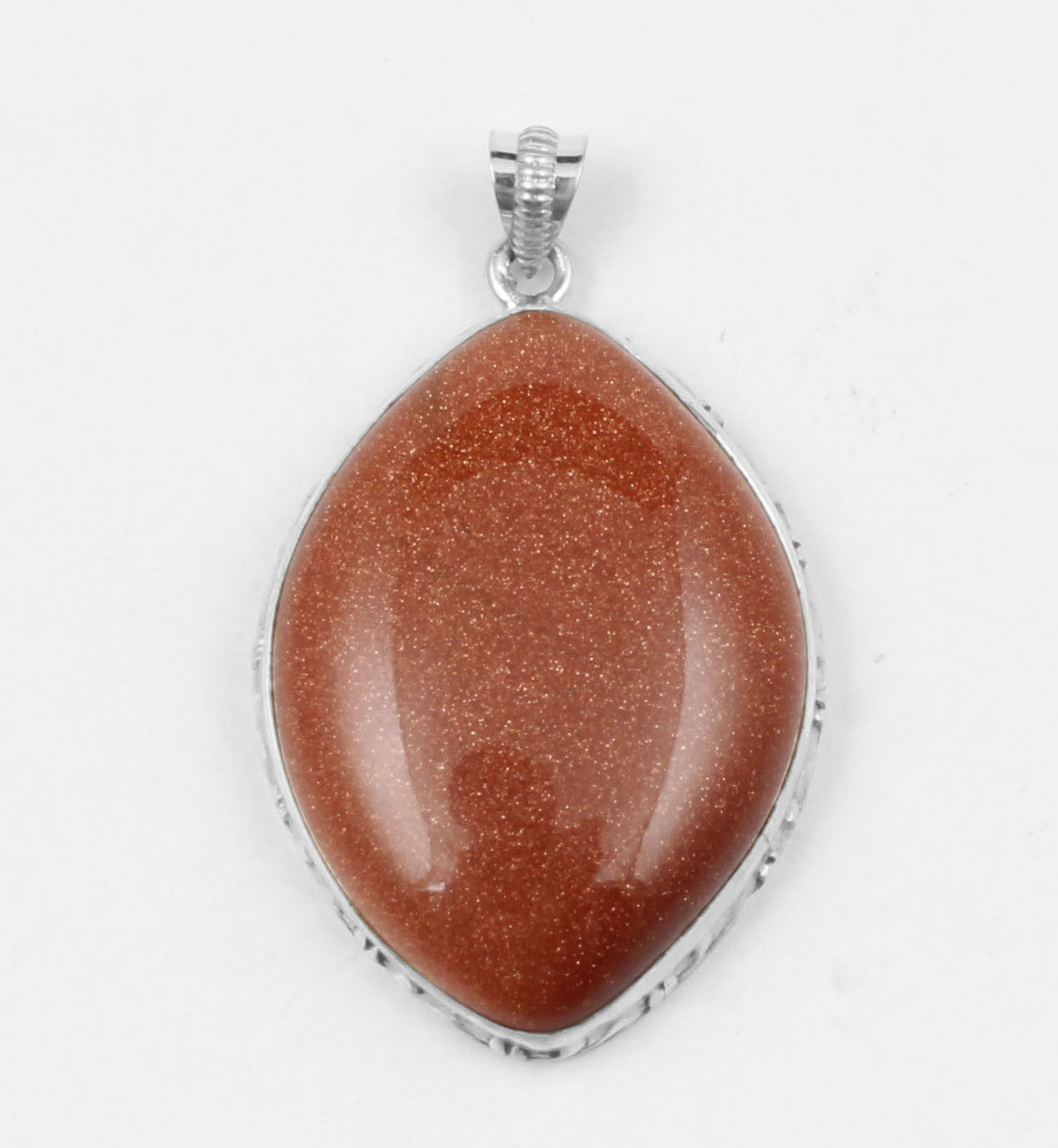 Sunstone Pendant Gift For Her Ethnic Handmade Gemstone Pendant 925 Sterling Silver Sandstone Jewelry
