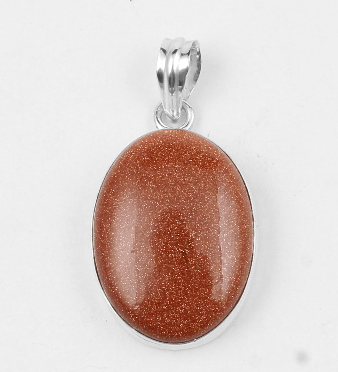 Sunstone Pendant Gift For Her Ethnic Handmade Oval Gemstone Pendant 925 Sterling Silver Sandstone Jewelry