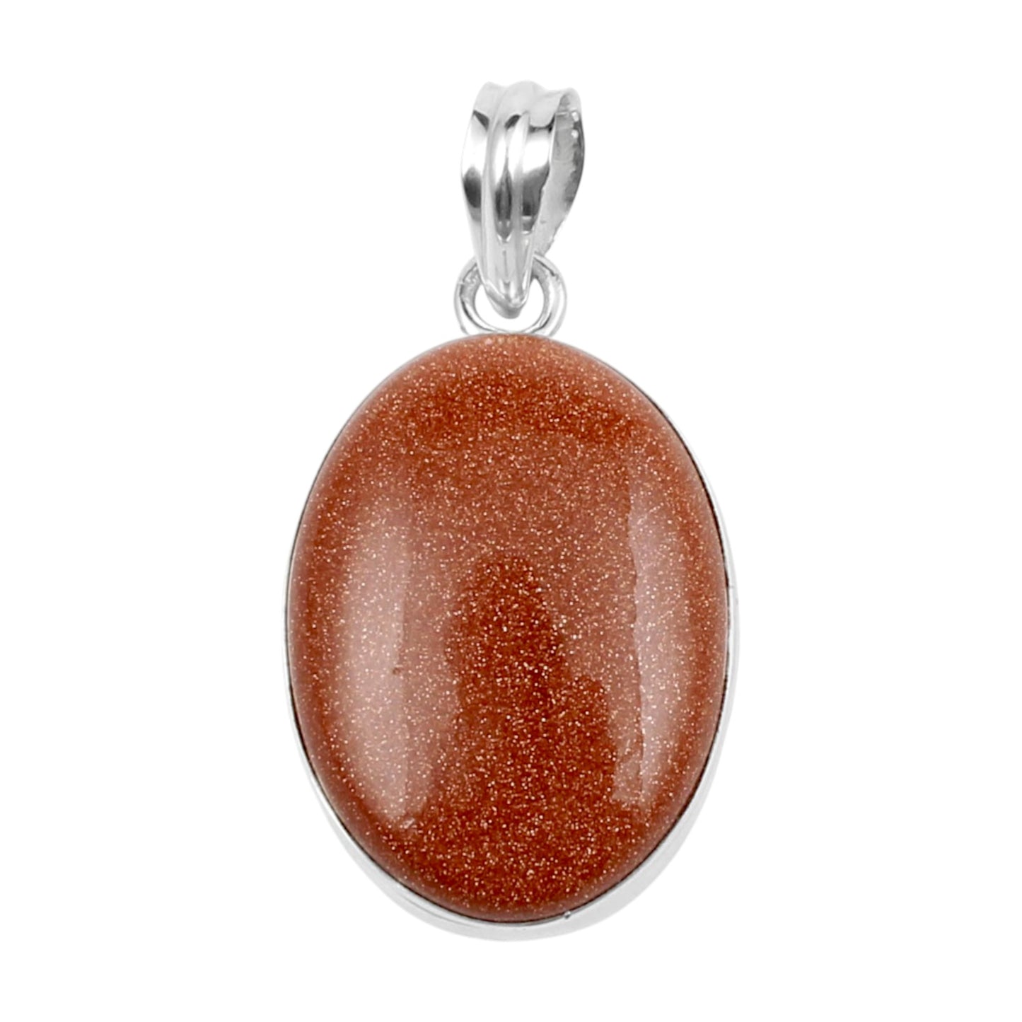 Sunstone Pendant Gift For Her Ethnic Handmade Oval Gemstone Pendant 925 Sterling Silver Sandstone Jewelry