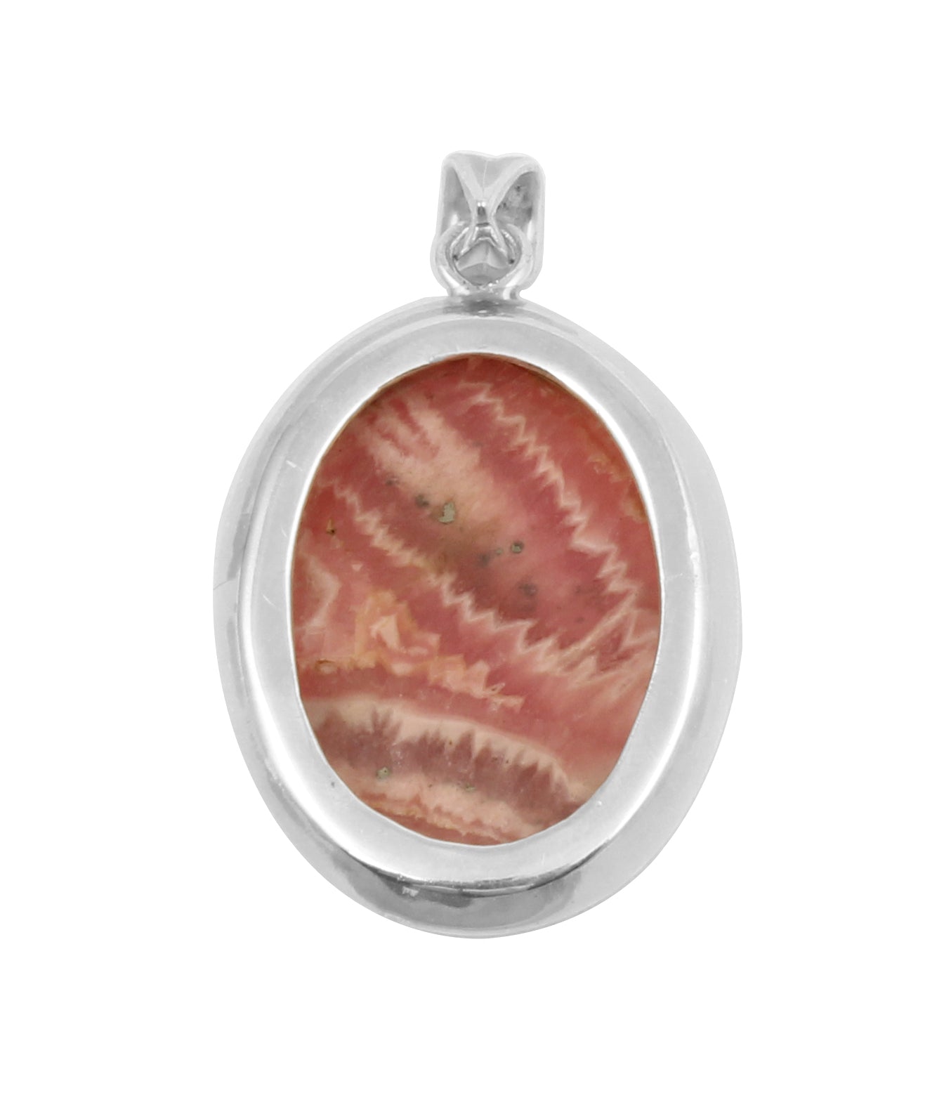 Rodocrosite Sterling Silver Pendant