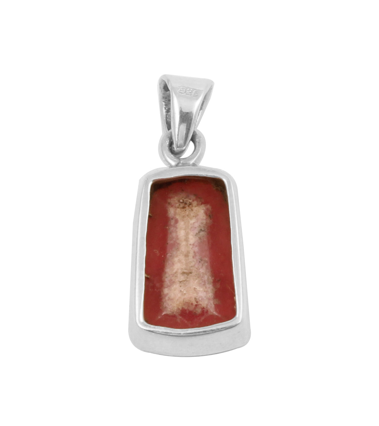 Rodocrosite Sterling Silver Pendant