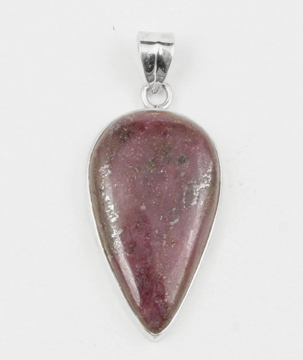 Natural Pear Ruby Pendant 925 Sterling Silver Pendant Handmade Statement Pendant Beautiful Silver Jewelry