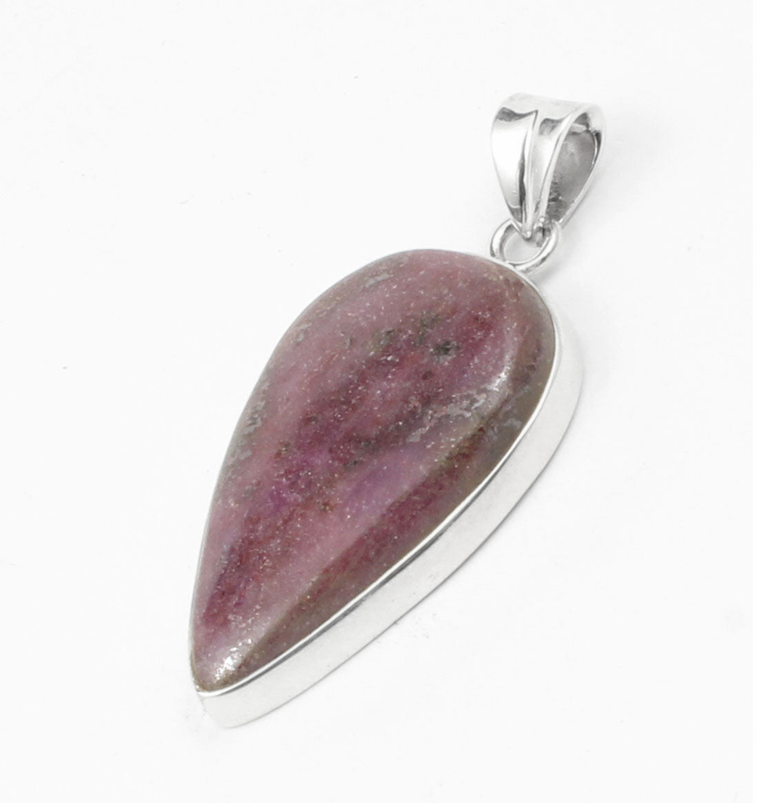 Natural Pear Ruby Pendant 925 Sterling Silver Pendant Handmade Statement Pendant Beautiful Silver Jewelry
