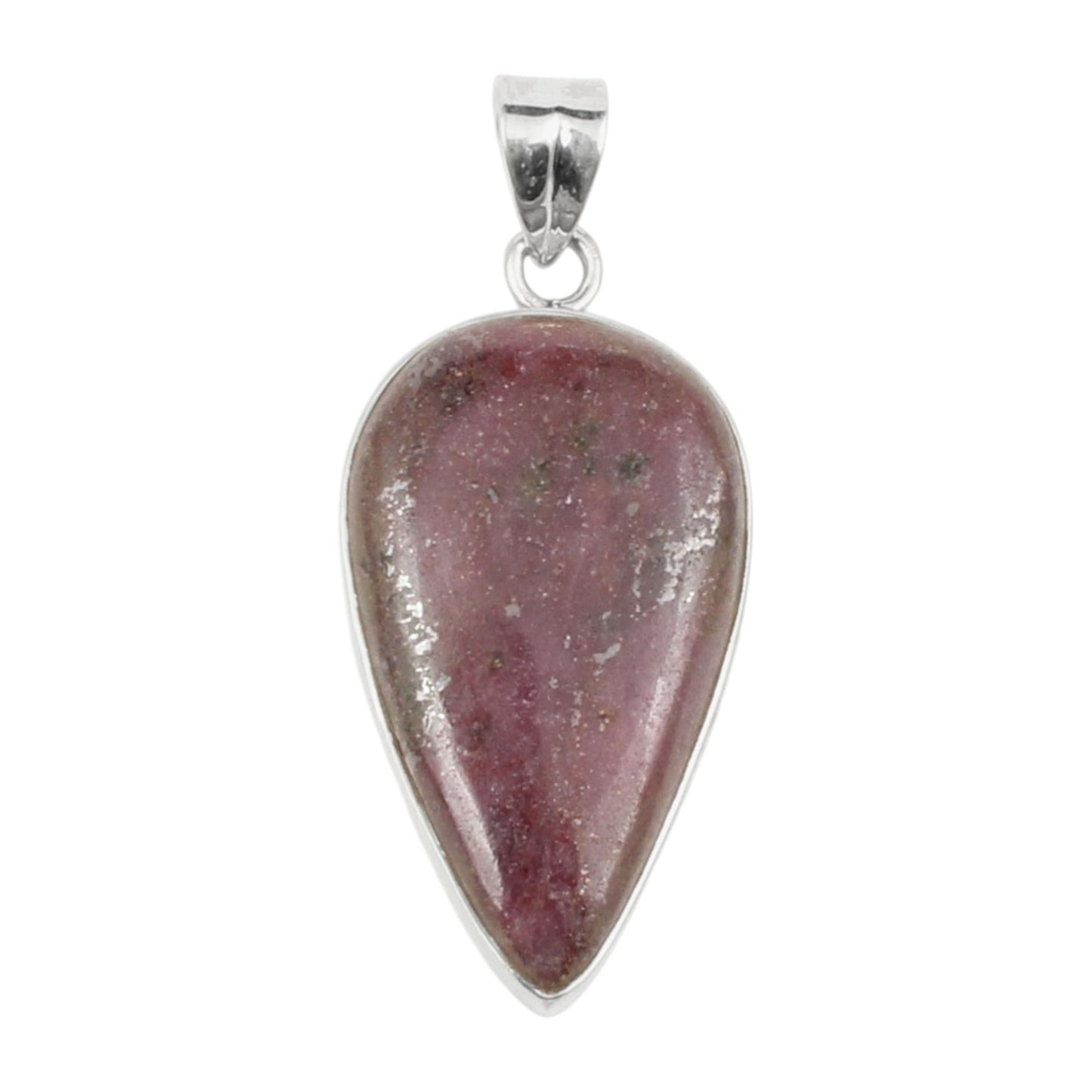 Natural Pear Ruby Pendant 925 Sterling Silver Pendant Handmade Statement Pendant Beautiful Silver Jewelry