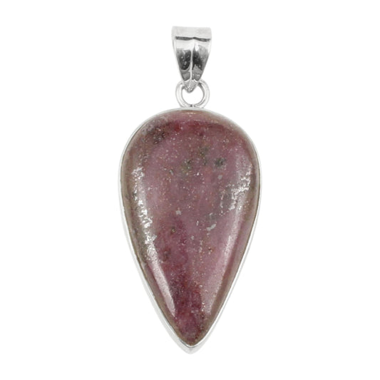 Natural Pear Ruby Pendant 925 Sterling Silver Pendant Handmade Statement Pendant Beautiful Silver Jewelry