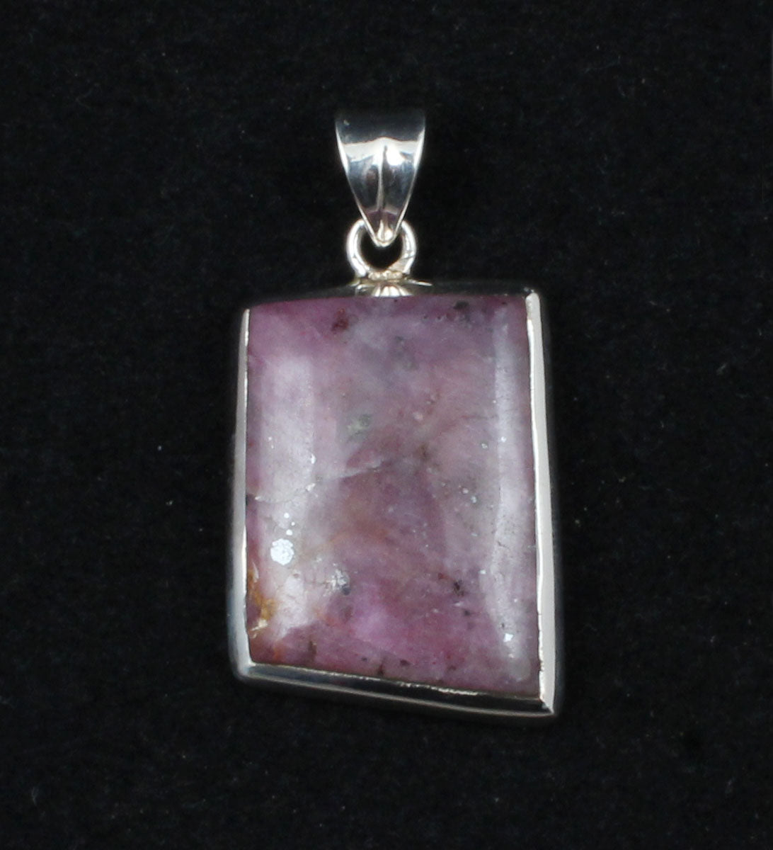 Natural Ruby Gemstone Pendant in 925 Sterling Silver Handmade Statement Pendant For Gift
