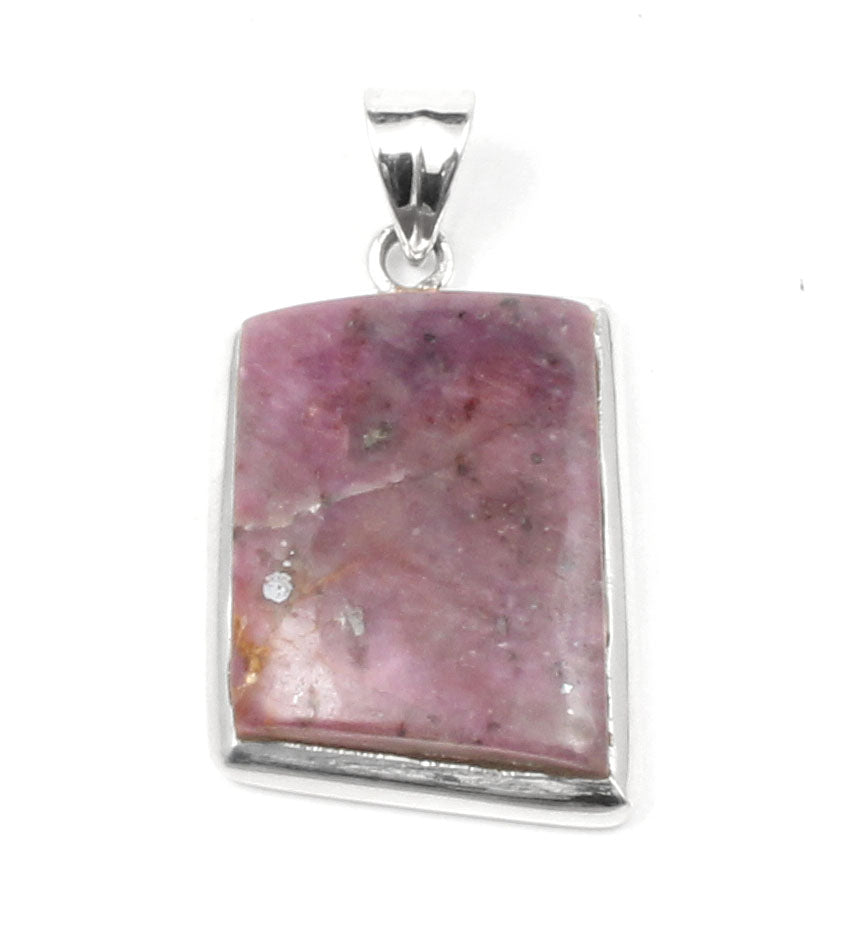 Natural Ruby Gemstone Pendant in 925 Sterling Silver Handmade Statement Pendant For Gift