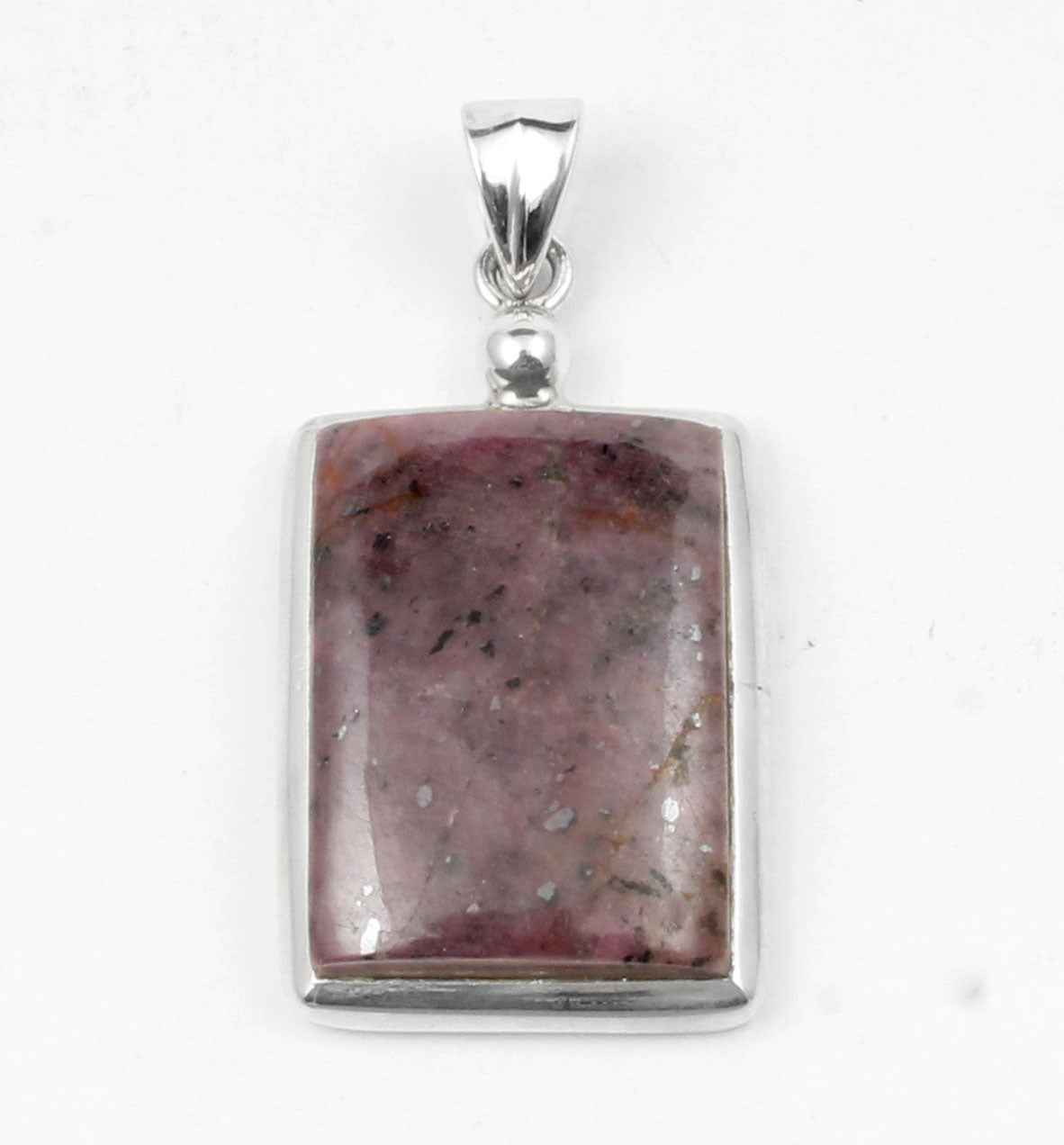 Natural Ruby Pendant 925 Sterling Silver Pendant Handmade Pink Gemstone Pendant For Women Girls