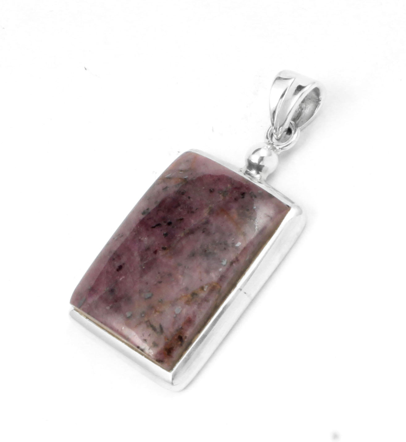 Natural Ruby Pendant 925 Sterling Silver Pendant Handmade Pink Gemstone Pendant For Women Girls