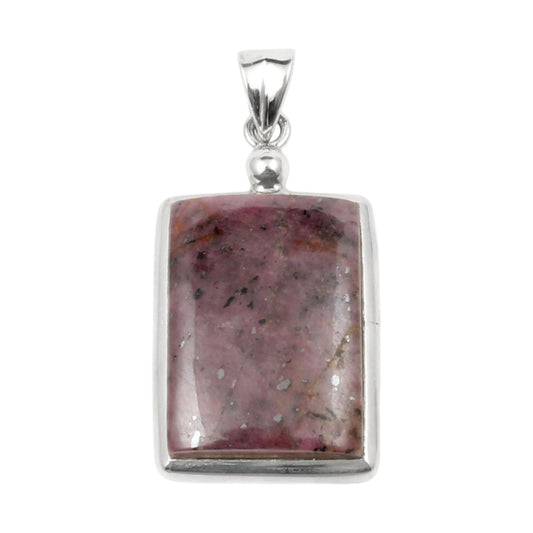 Natural Ruby Pendant 925 Sterling Silver Pendant Handmade Pink Gemstone Pendant For Women Girls