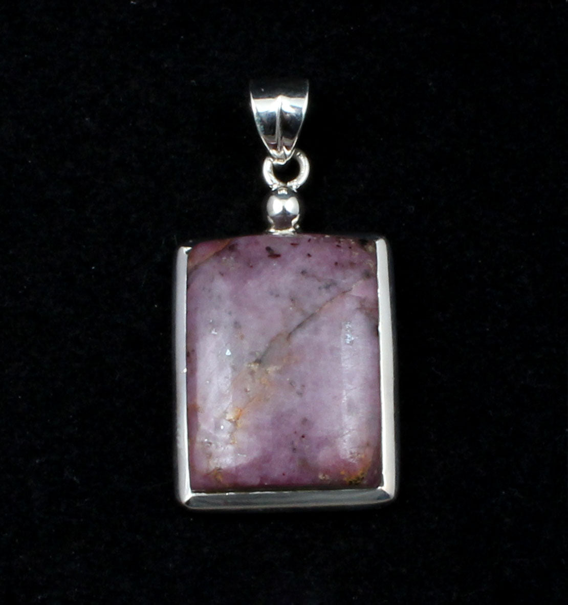 Pink Ruby Pendant 925 Sterling Silver Pendant Handmade Natural Gemstone Pendant For Women Girls