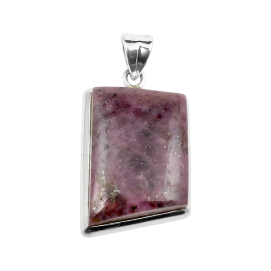 Pink Ruby Pendant 925 Sterling Silver Gemstone Pendant Handmade Lovely Pendant Gift For Her