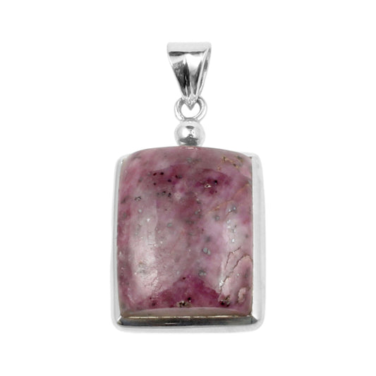 Natural Ruby Gemstone Pendant 925 Sterling Silver Handmade Jewelry Stylish Pendant Anniversary Gift Women Jewelry