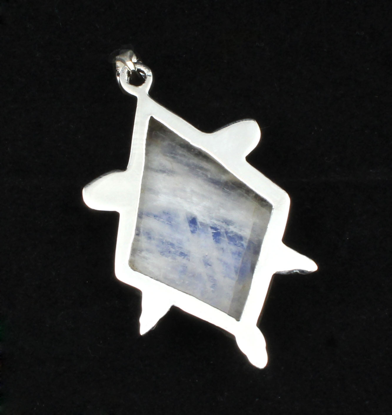 Rainbow Moonstone 925 Sterling Silver Pendant For Women Girls Natural Gemstone Handmade Pendant Gift For Her