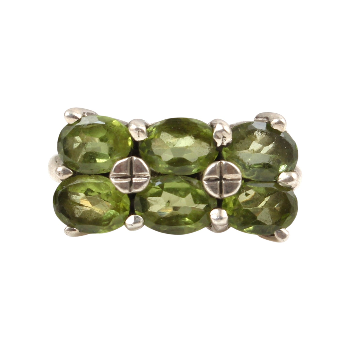Multi Peridot Ring Handmade 925 Sterling Silver August Birthstone Ring Faceted Oval Gemstone Prong Setting Ring