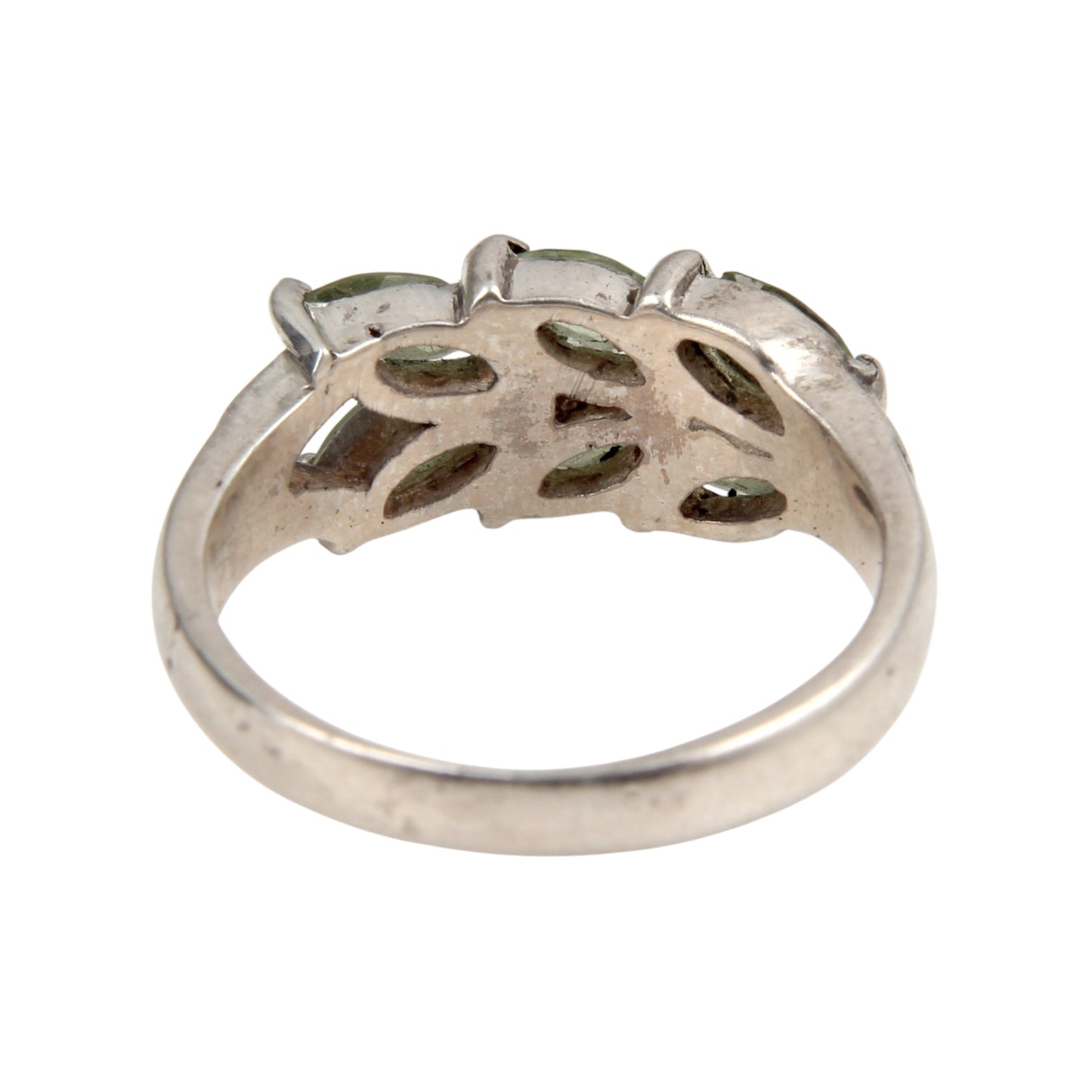Multi Peridot Ring Handmade 925 Sterling Silver August Birthstone Ring Faceted Marquise Gemstone Prong Setting Ring