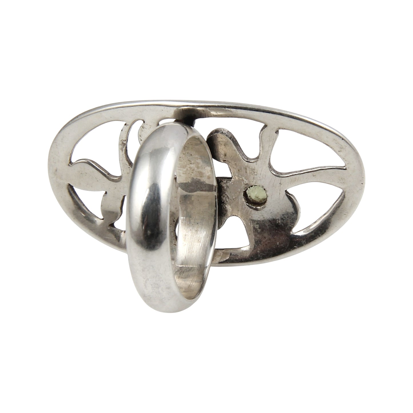 Peridot Ring 925 Sterling Silver Handmade Natural Faceted Gemstone Oval Ring August Birthstone Jewelry Rings For Women