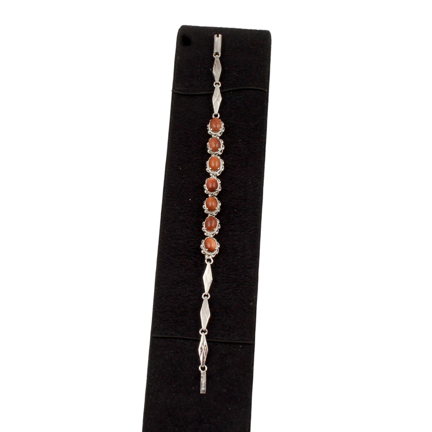 Sandstone Bracelet Handmade 925 Sterling Silver Sunstone Bracelet Designer Twisted Wire Designer Bracelet