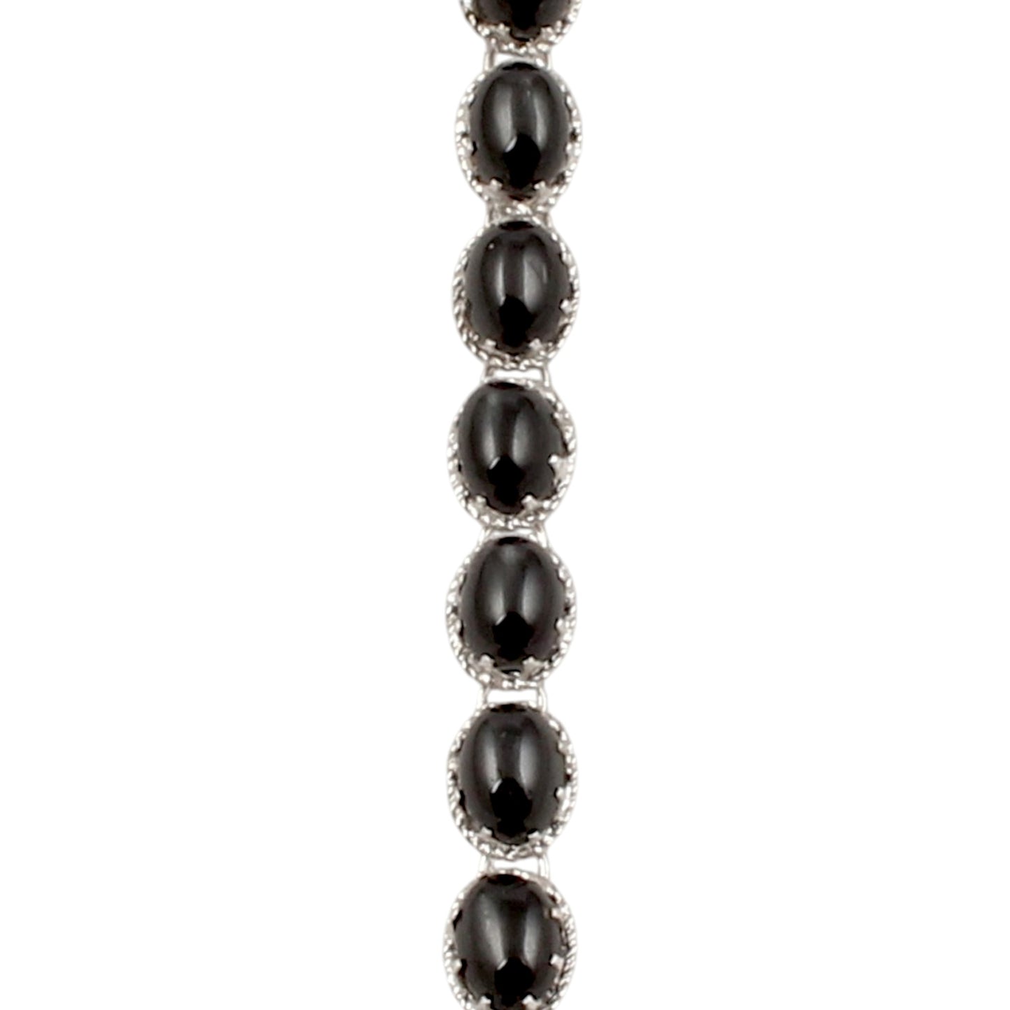 Black Star Bracelet in 925 Sterling Silver Handmade Prong Setting Star Diopside Bracelet Jewelry