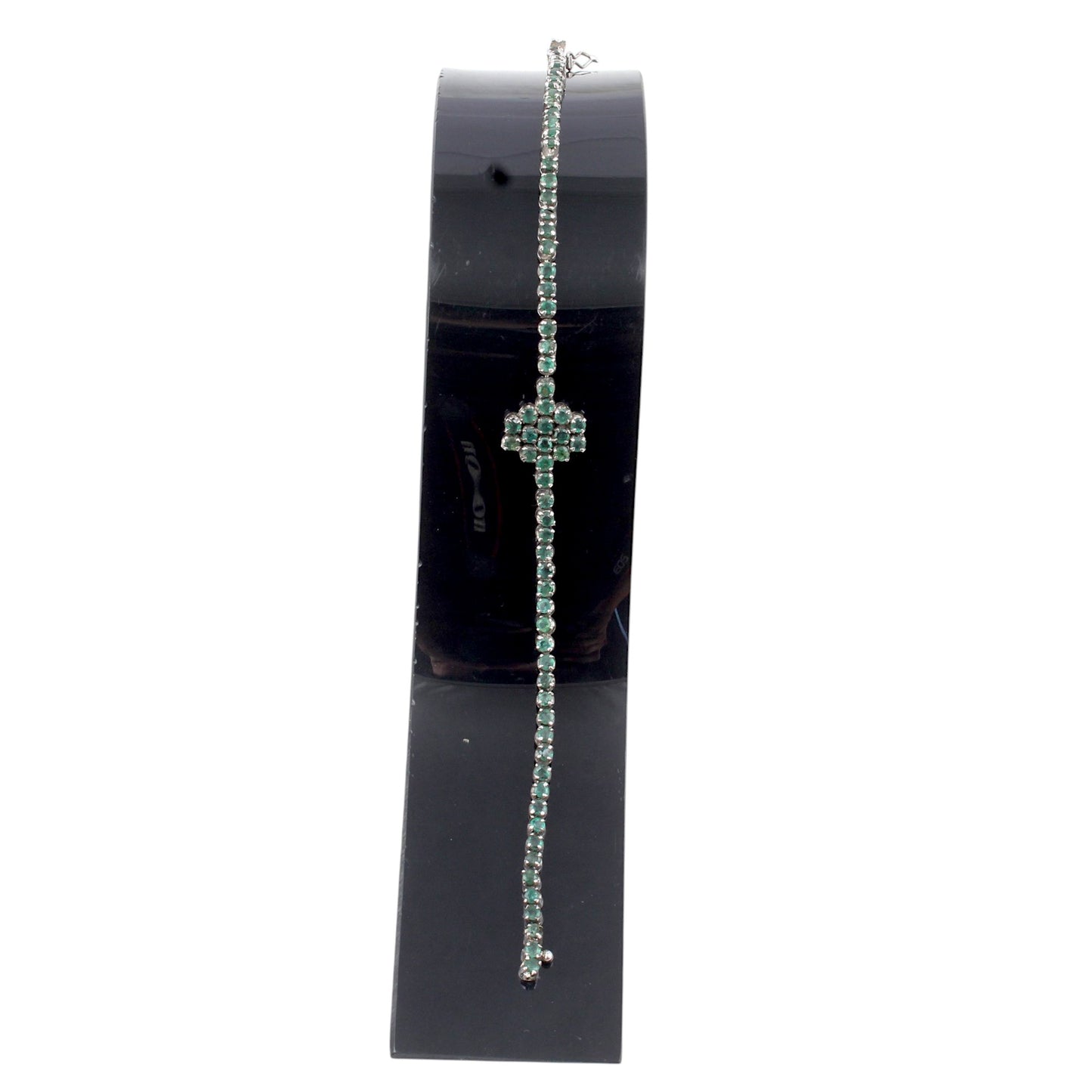 Beautiful Emerald Bracelet May Birthstone 925 Sterling Silver Handmade Minimal Bracelet Jewelry