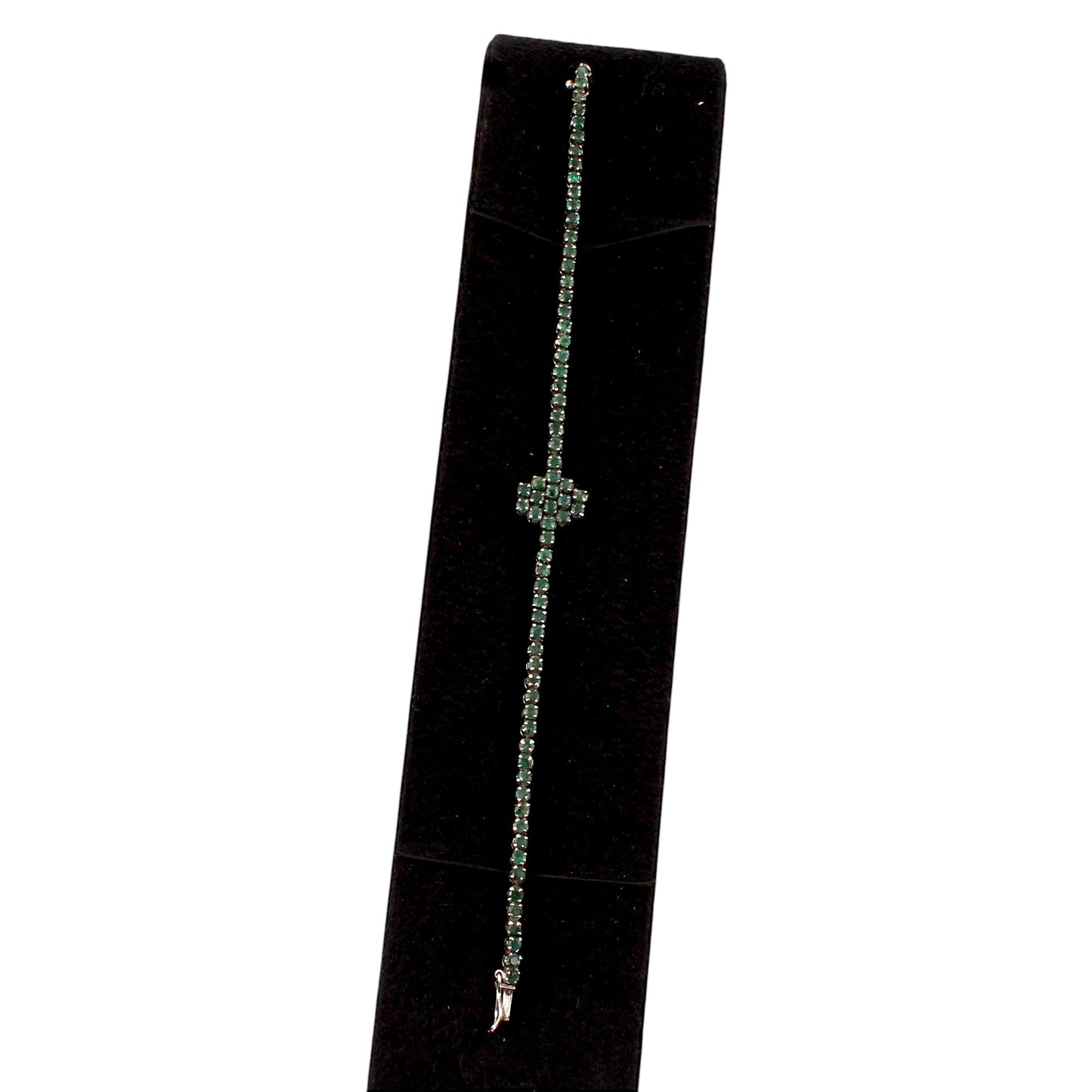Beautiful Emerald Bracelet May Birthstone 925 Sterling Silver Handmade Minimal Bracelet Jewelry