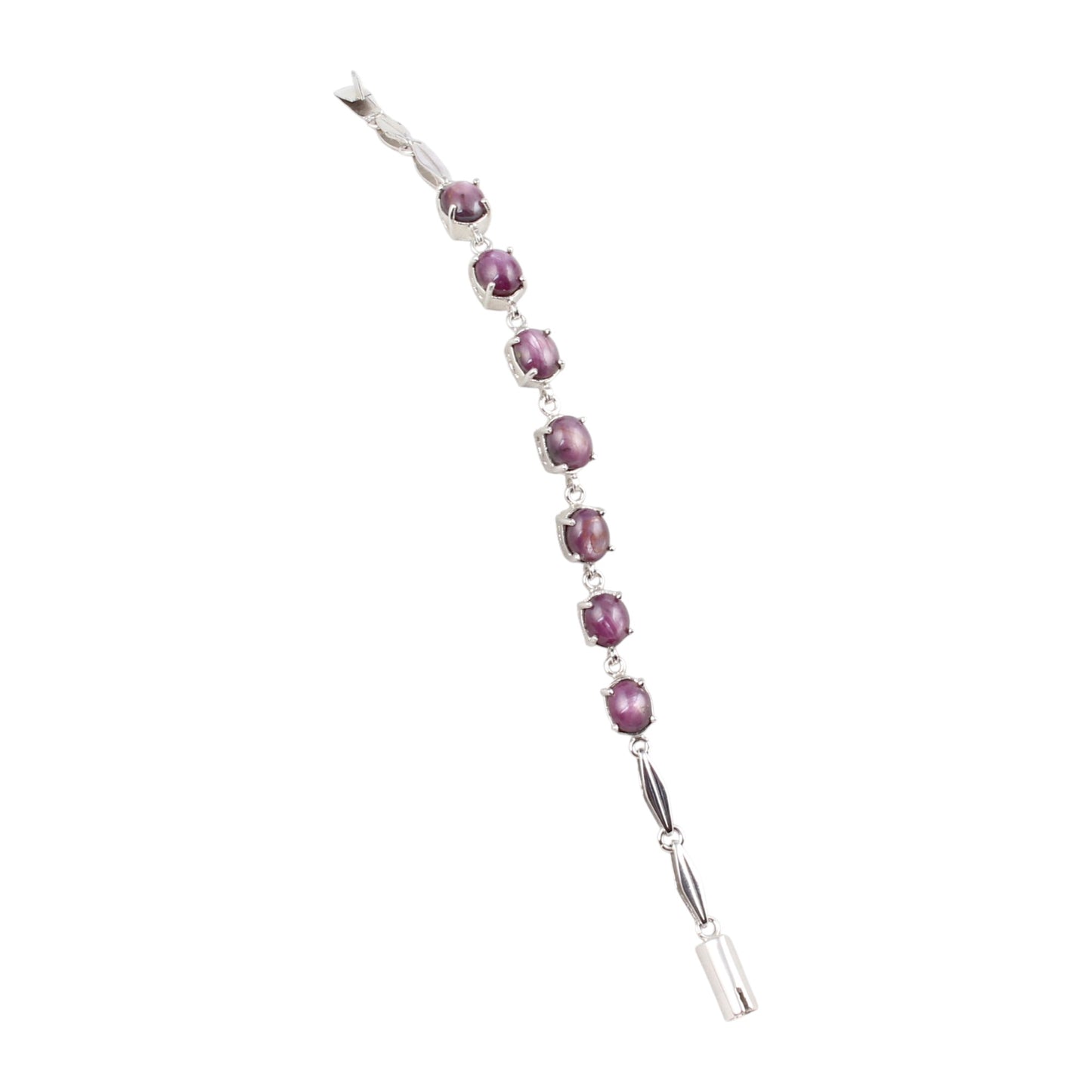 Star Ruby Bracelet Handmade 925 Sterling Silver Designer Ruby Bracelet Birthday Gift For Her