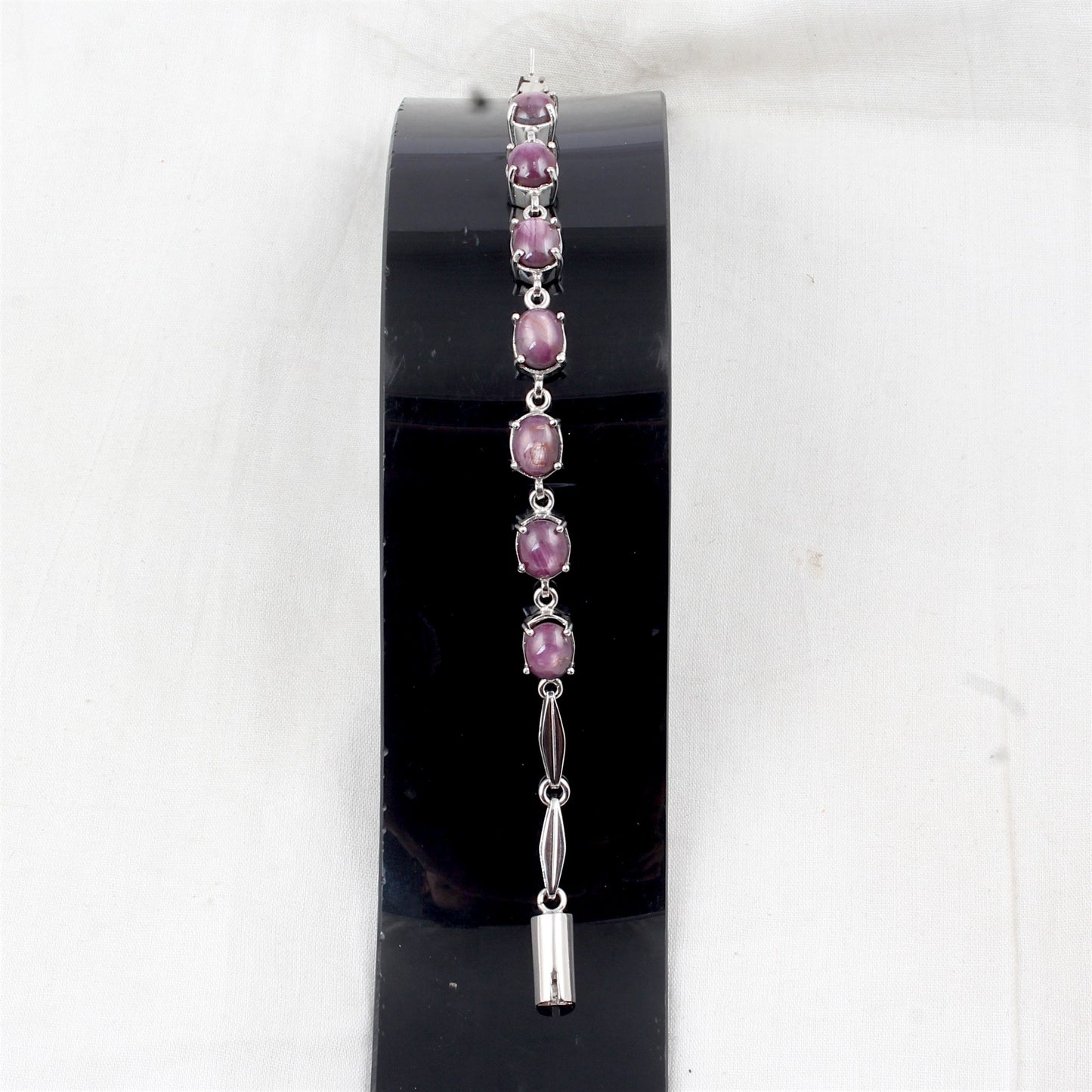 Star Ruby Bracelet Handmade 925 Sterling Silver Designer Ruby Bracelet Birthday Gift For Her