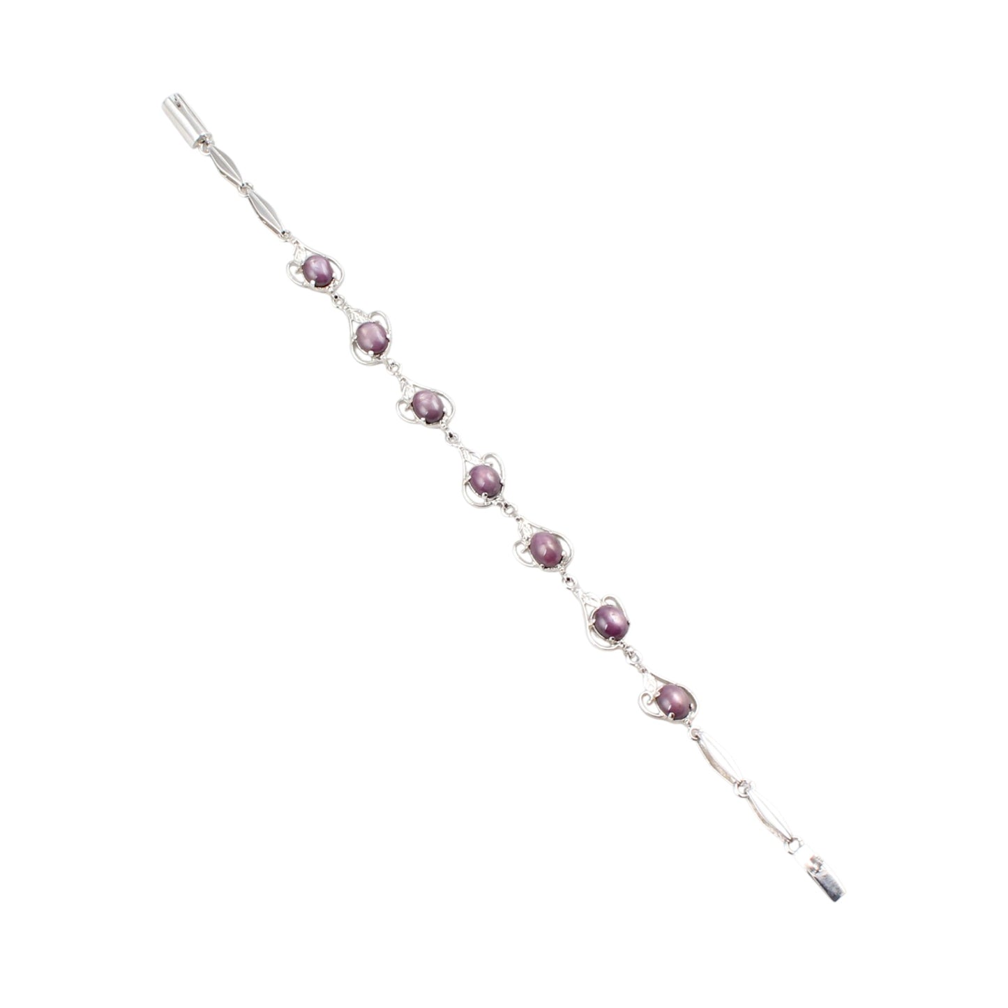 Beautiful Star Ruby Bracelet Designer Silver Bracelet 925 Sterling Silver Gemstone Bracelet Lovely Gift For Her