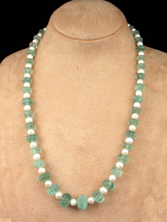 Pearl  And Flourite Beads