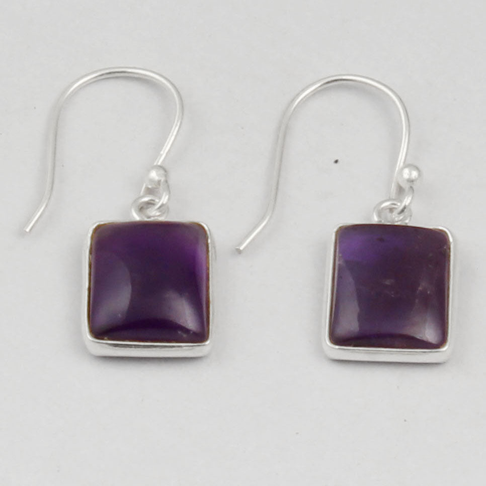 Amethyst Sterling Silver Earrings