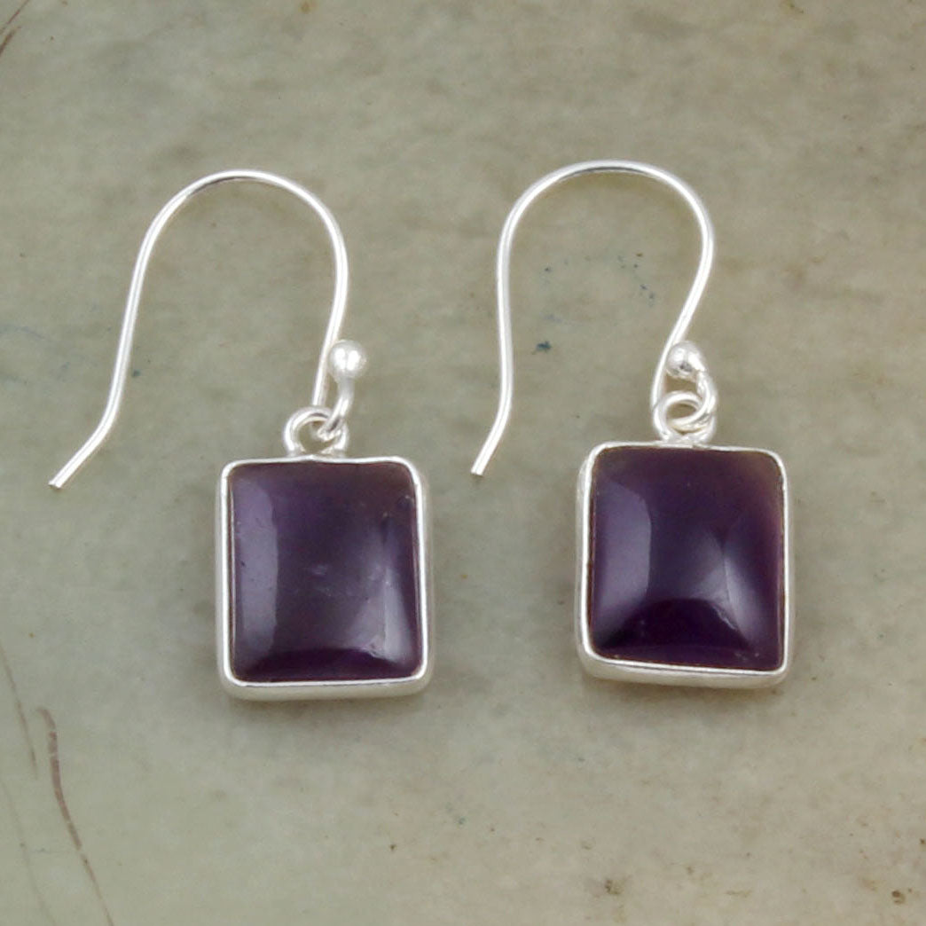 Amethyst Sterling Silver Earrings