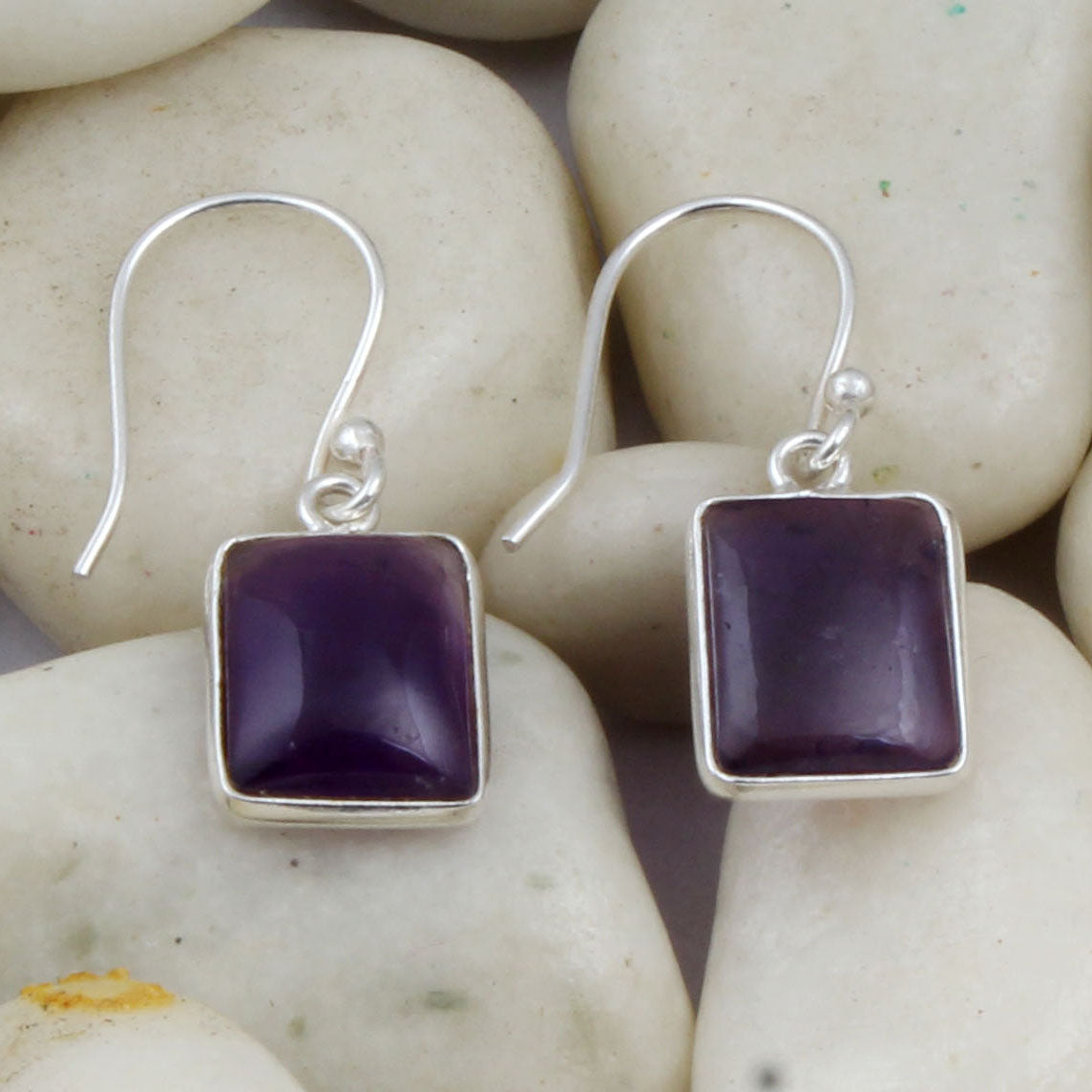 Amethyst Sterling Silver Earrings