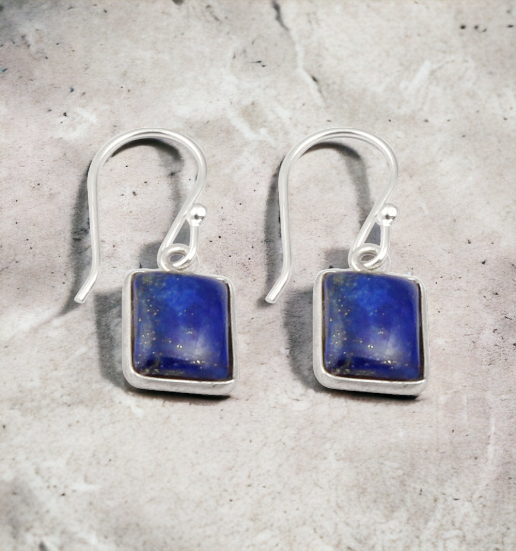 Lapis Sterling Silver Earrings