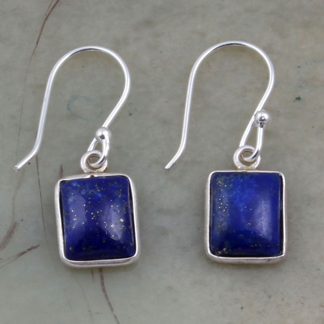 Lapis Sterling Silver Earrings