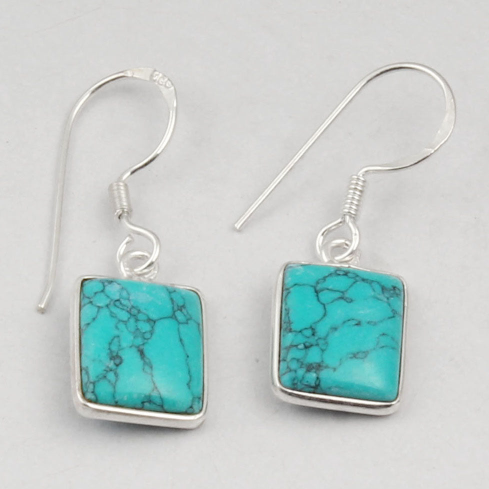 Turquoise Sterling Silver Earrings