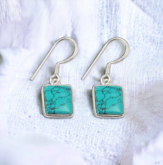 Turquoise Sterling Silver Earrings