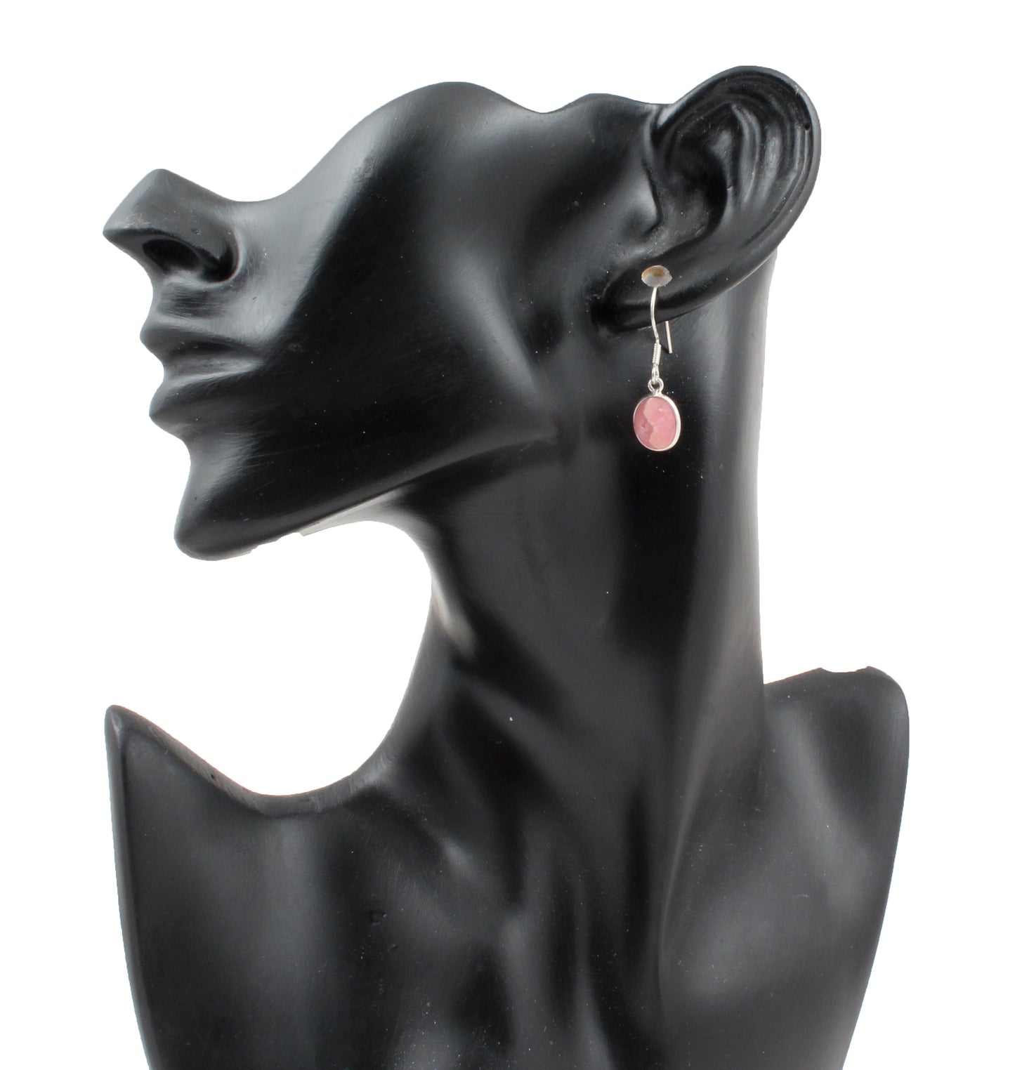 Natural Rhodochrosite Earrings Lightweight 925 Sterling Silver Jewelry
