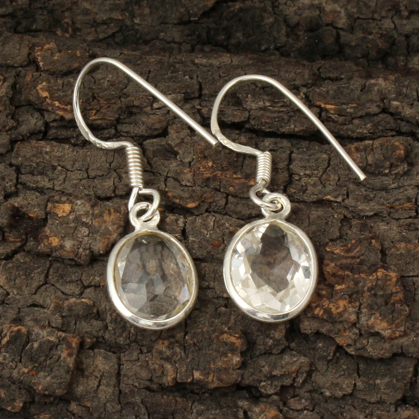 Natural Citrine Earrings Handmade 925 Sterling Silver Dangle Faceted Gemstone Jewelry
