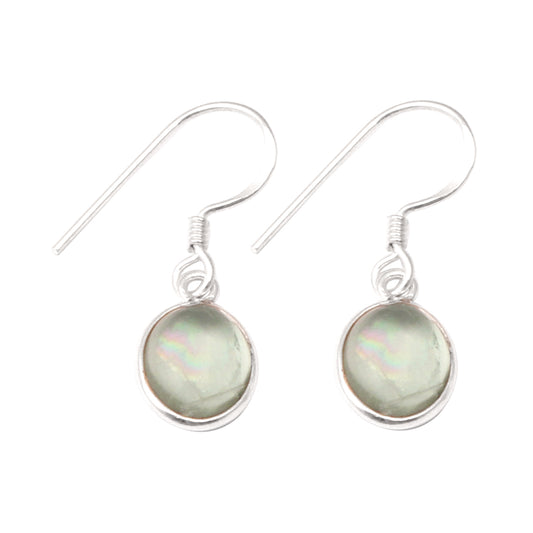 Natural Apatite Earrings 925 Sterling Silver Dangle Gemstone Earring