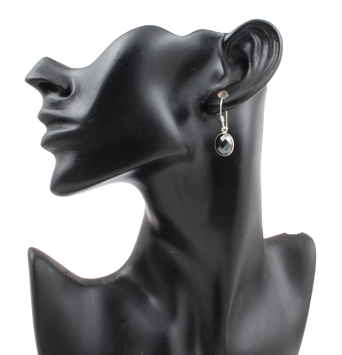 Hematite Dangle Earrings 925 Sterling Silver Jewelry