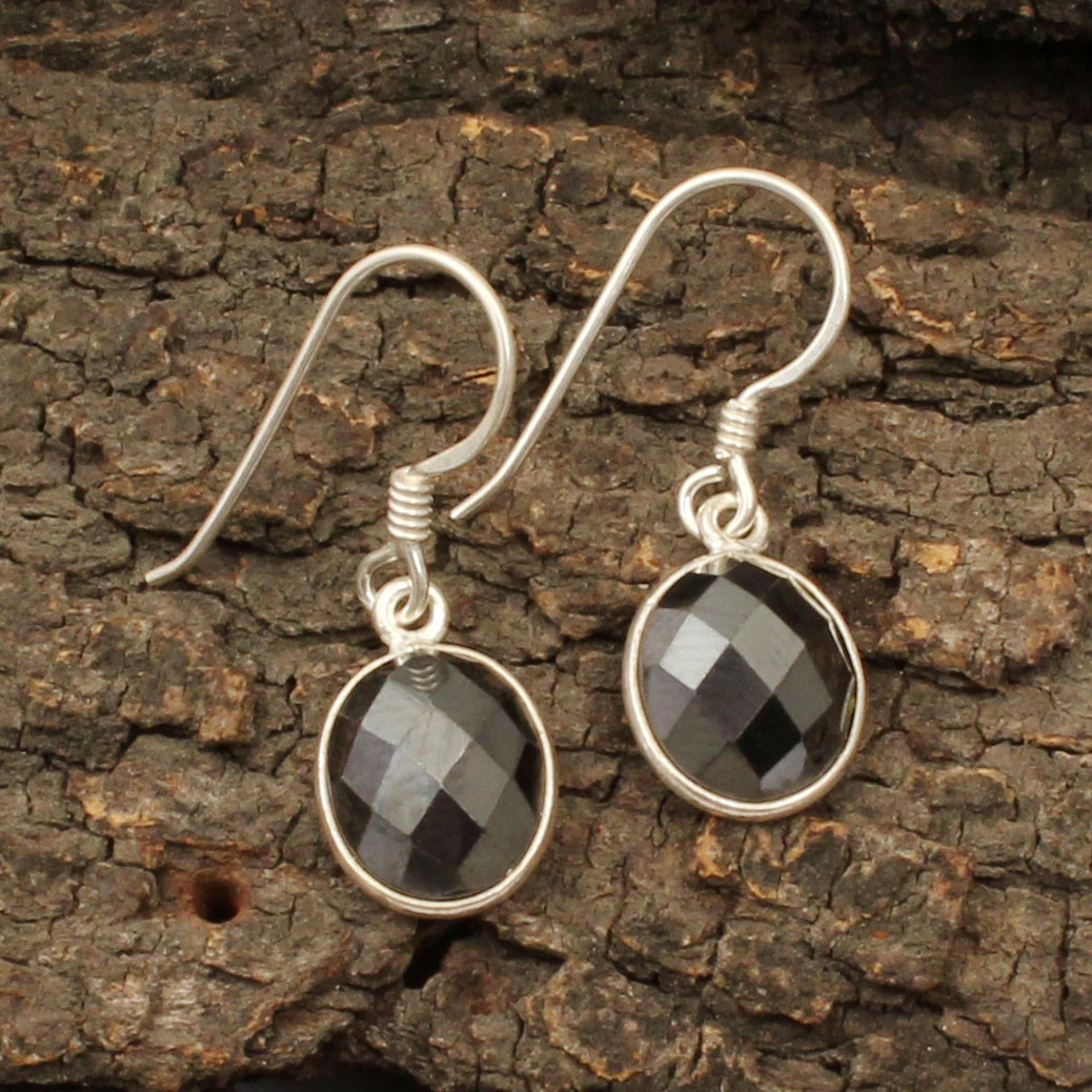 Hematite Dangle Earrings 925 Sterling Silver Jewelry