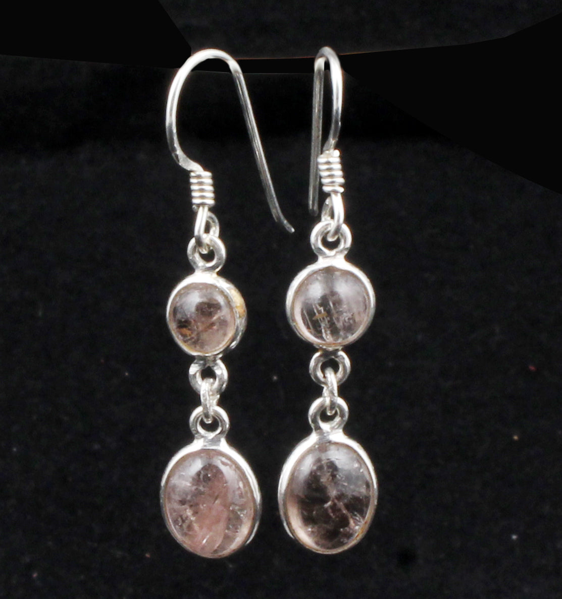 Tourmaline Earrings in 925 Sterling Silver Handcrafted Jewelry