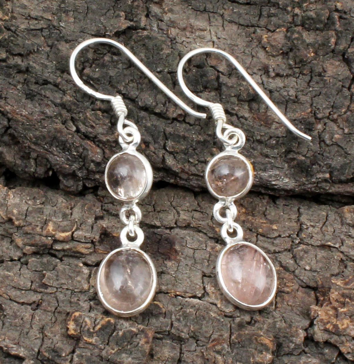 Tourmaline Earrings in 925 Sterling Silver Handcrafted Jewelry