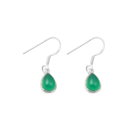 Green Onyx Earrings 925 Sterling Silver Earrings Dangle & Drop Earring for Women